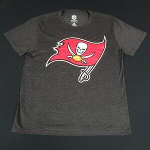 NFL TAMPA BAY BUCS BUCCANNERS GRAY LARGE T-SHIRT L383